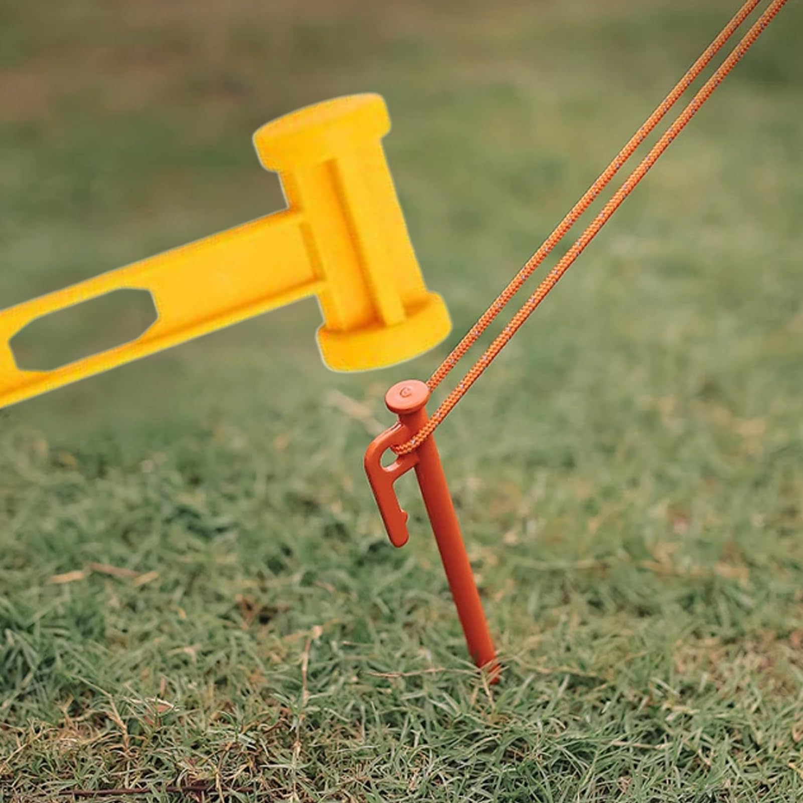 Marteau de piquet de tente, maillet de piquet de camping - Marteau à clous - à clous robuste, maillet à main Portable PE pour accessoires d'extérieur