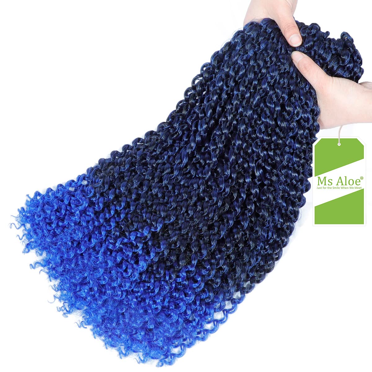 Amazon.com : Ms Aloe 6Packs Passion Twist Hair Blue Ombre Water