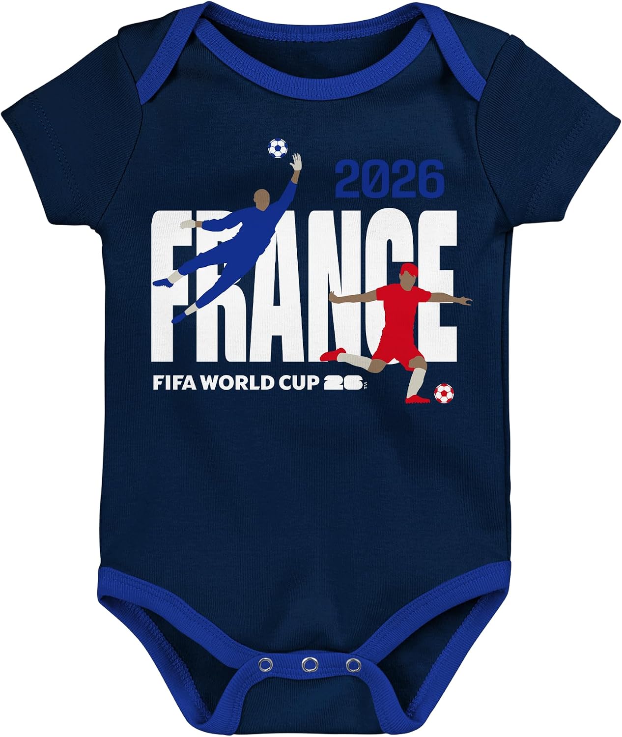 Outerstuff FIFA World Cup 2026 Infant and Toddler 3 Pack Country Onsie