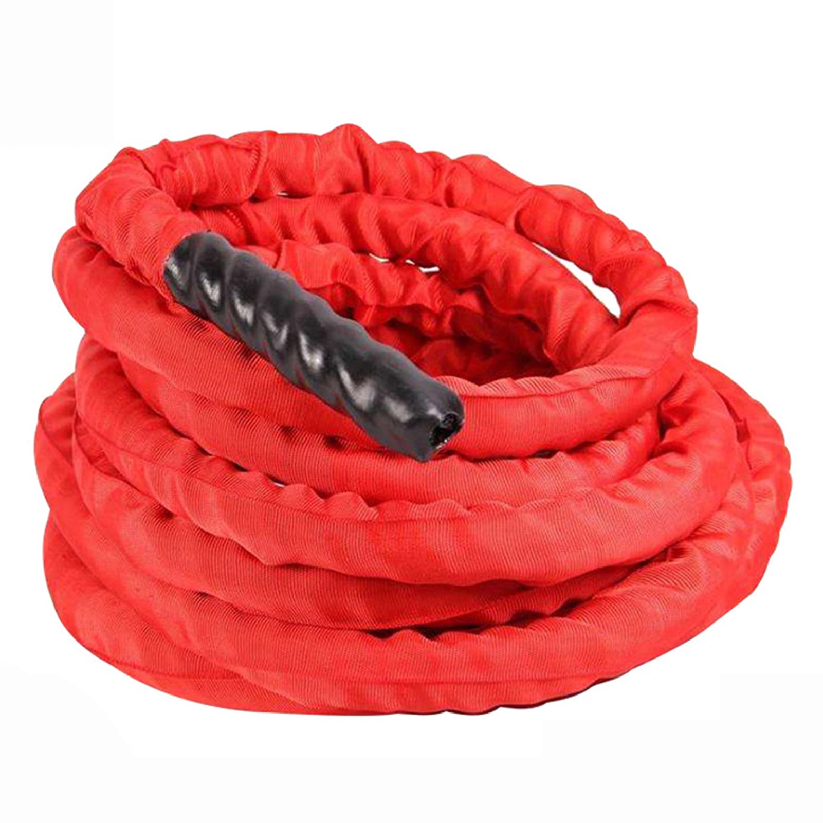 Battle Rope, Battle Sport Gym Übungsseile mit Schutzhülle, Welligkeits-Kernkraft-Fitness-Trainingsgeräte (Size : 15m)