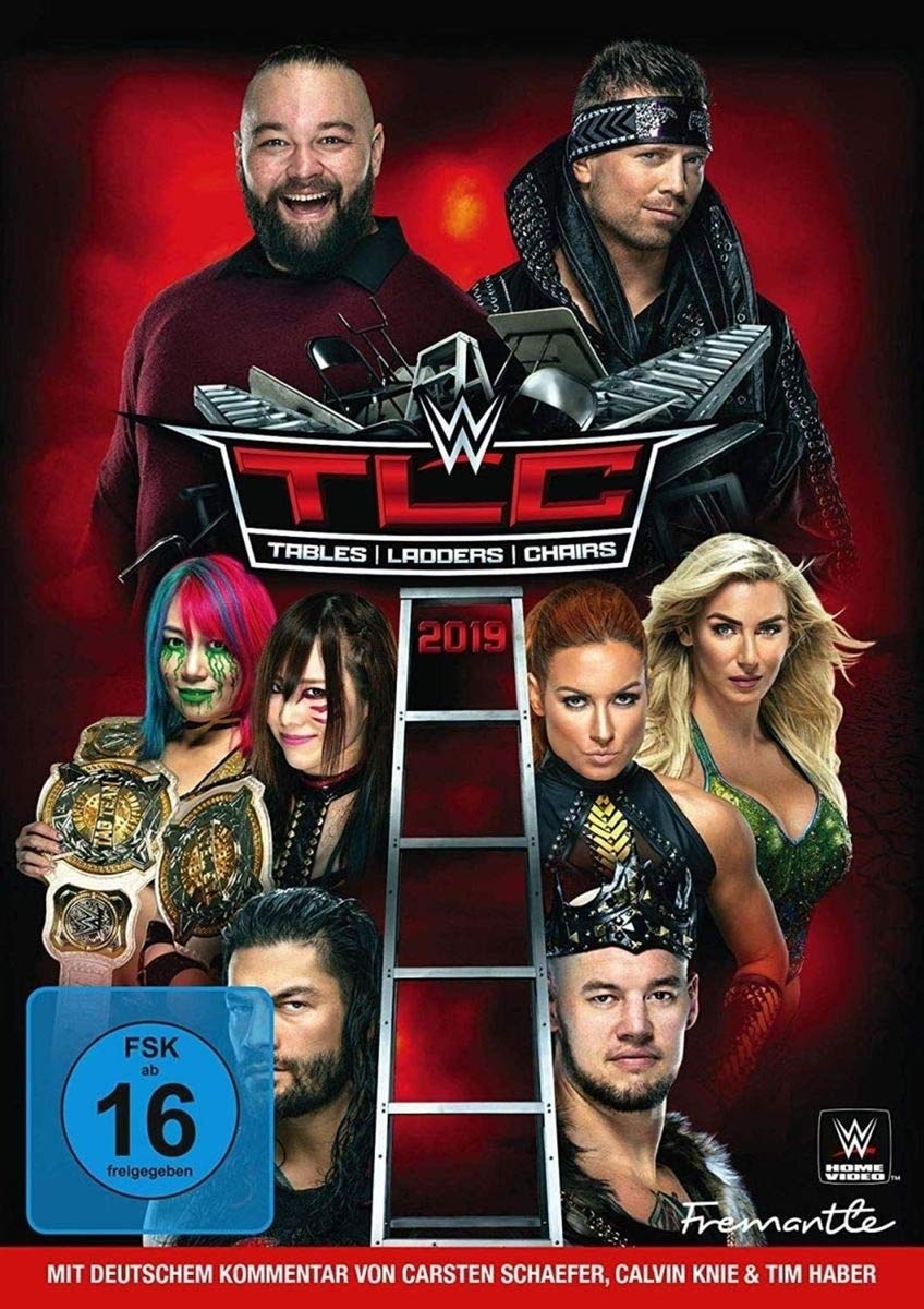 WWE TLC 2019 DVD original evento completo de mesas escaleras y sillas