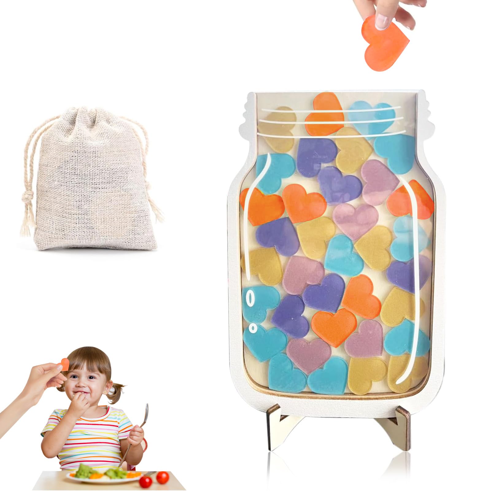 GXGM Barattolo Premio Stella per Bambini,Vaso Ricompensa per Il Buon Comportamento,Barattolo di Ricompensa Personalizzato,Adatto per Insegnanti in Classe,a Casa e a Scuola
