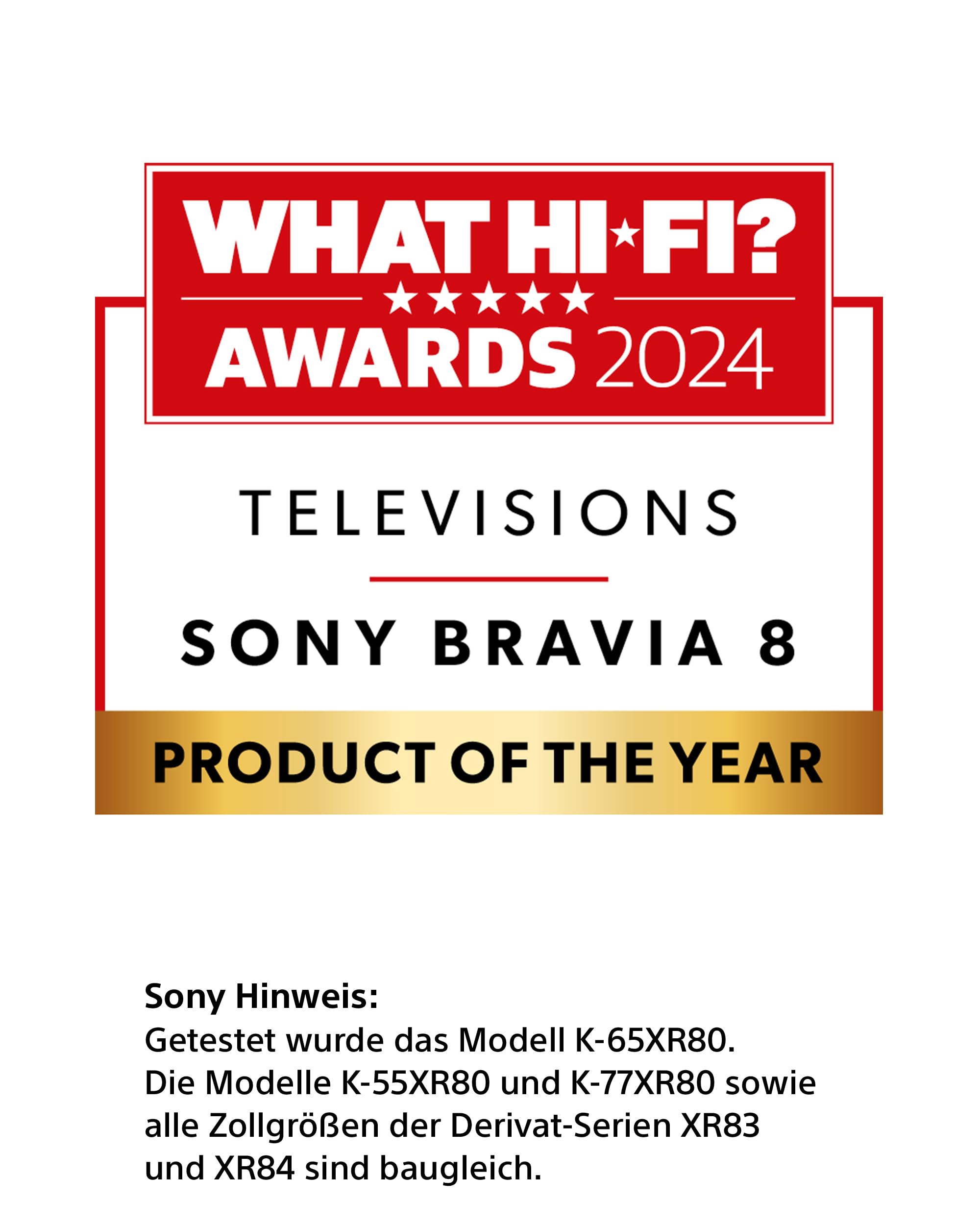 Sony BRAVIA 8 OLED 55 Zoll 4K HDR Google Smart TV | Gaming Features,IMAX Enhanced, Dolby Vision Atmos, Chromecast, Apple AirPlay, 120Hz 55XR80