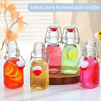 Cully Park ガラス製ボトルシップ Amazon.co.jp: Mrhuazhai スイングトップガラスボトル 15個 4