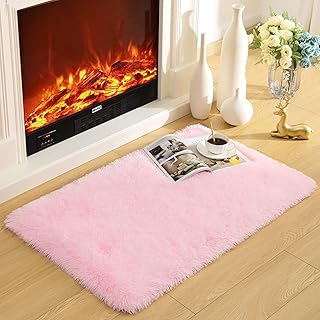 Merelax Soft Modern Indoor Shaggy Area Rug for Bedroom Livingroom Dorm K...