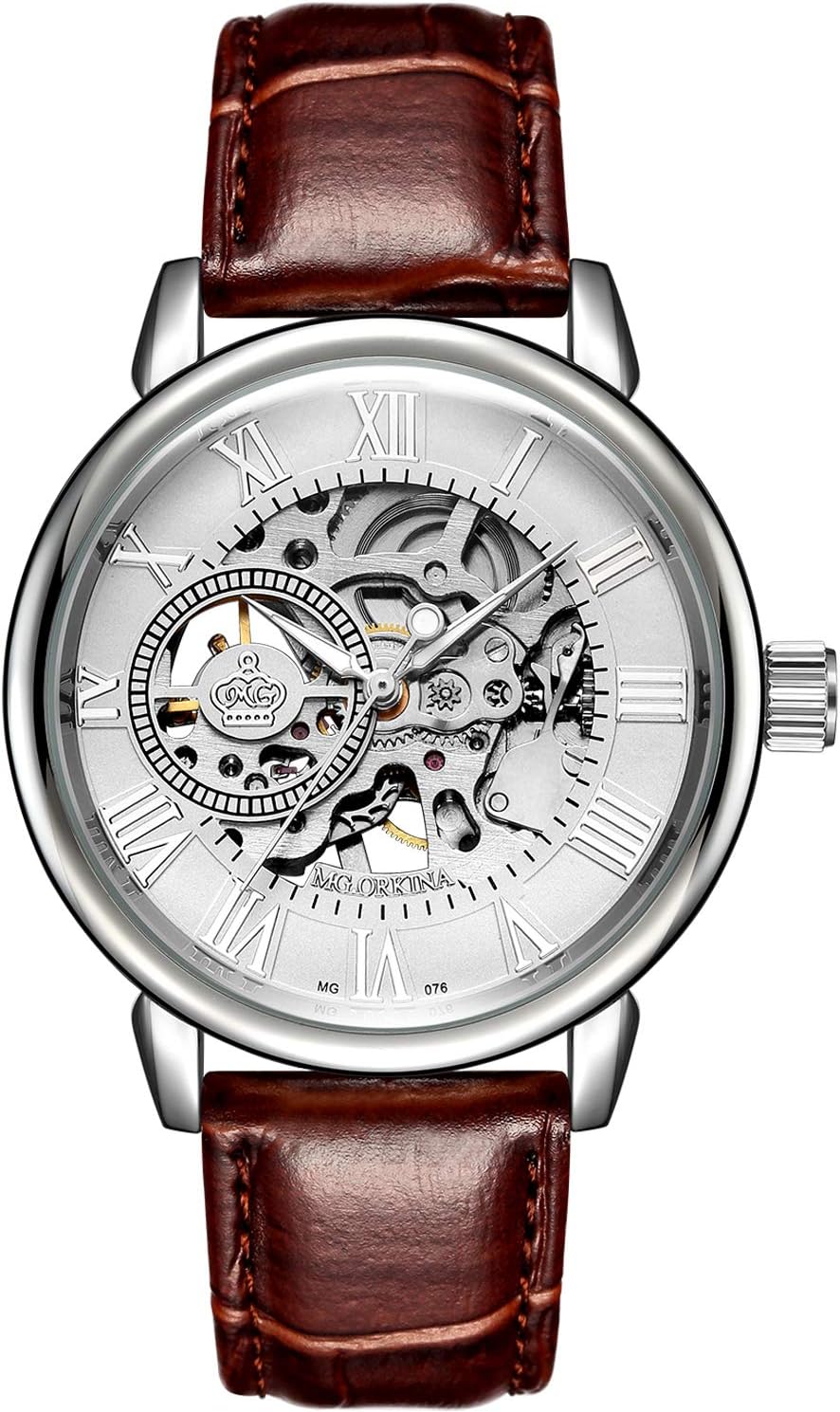 Wristwatch Men’s Royal Classic Roman Index Automatic-self-Wind Mechanical Watch