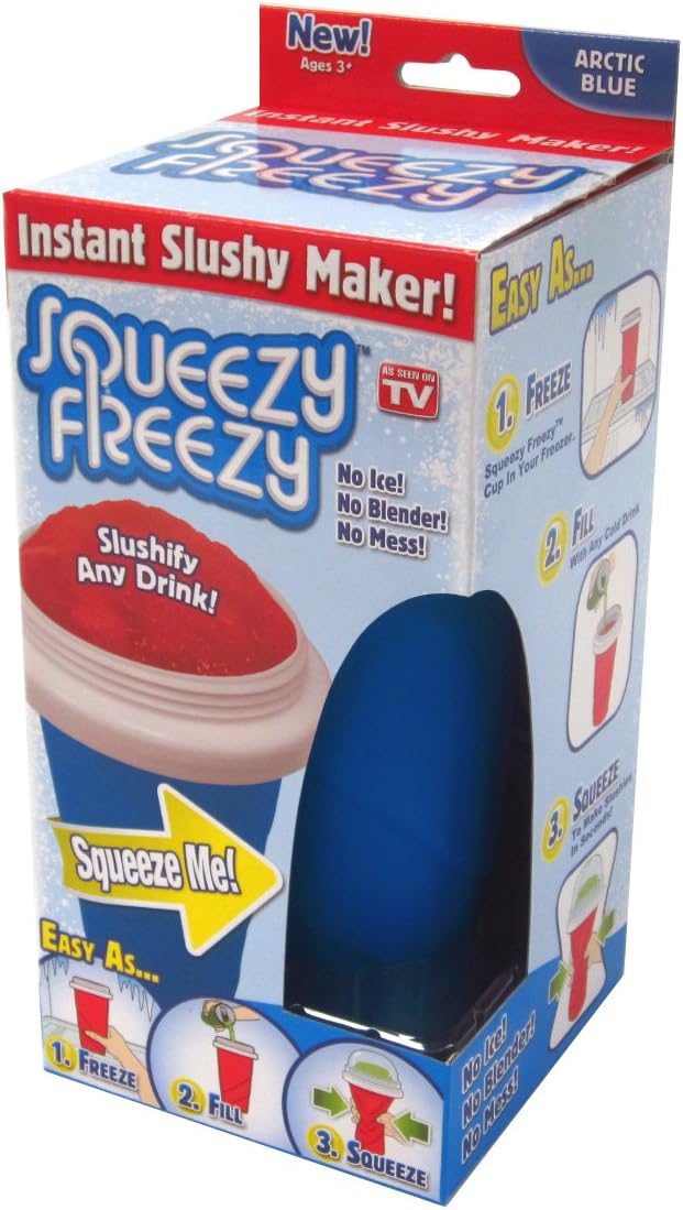 Squeezy Freezy Instant Slushy Maker Ships in Random Colors