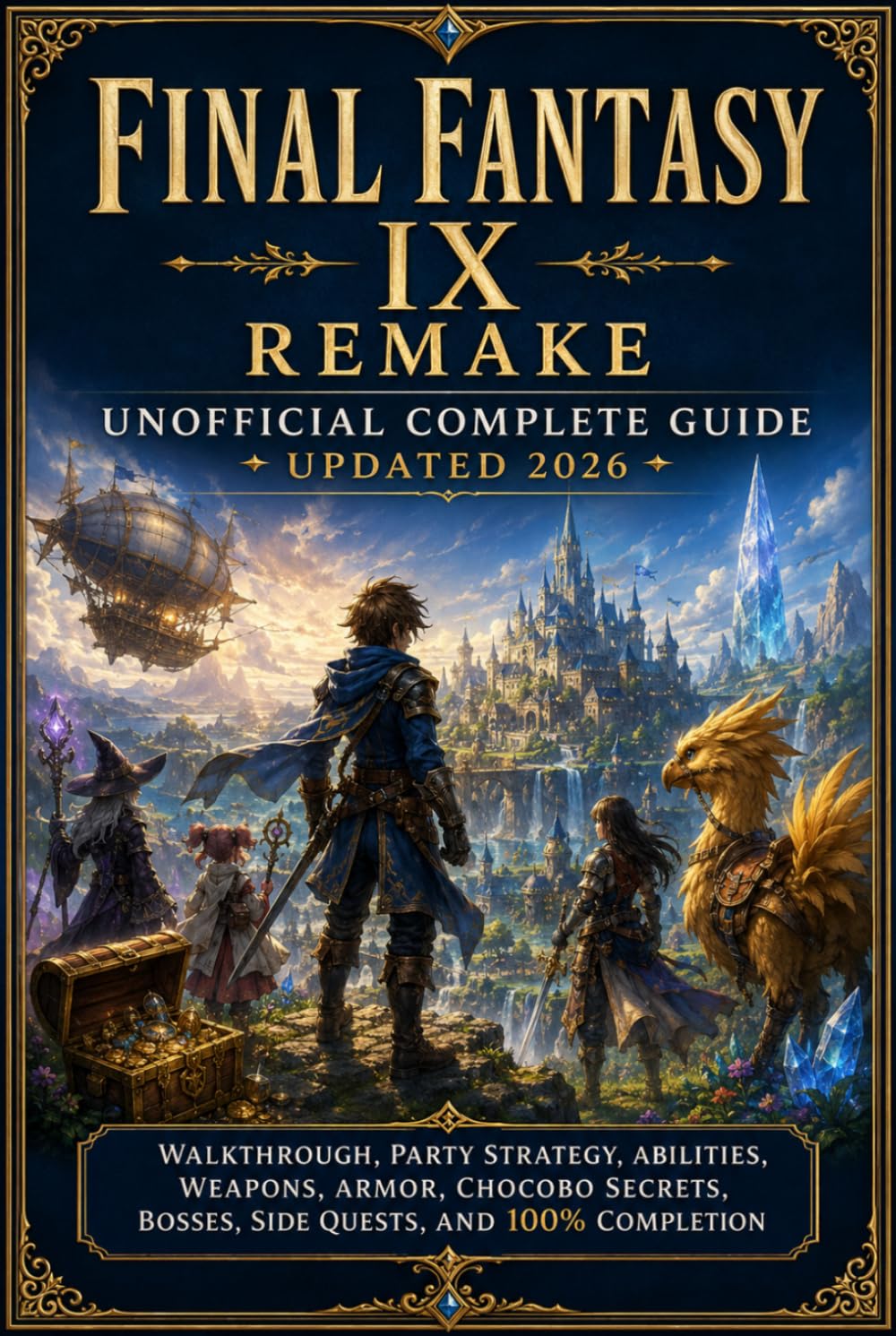 Final Fantasy IX Remake Unofficial Complete Guide Updated 2026: Walkthrough, Party Strategy, Abilities, Weapons, Armor, Chocobo Secrets, Bosses, Side Quests, and 100% Completion