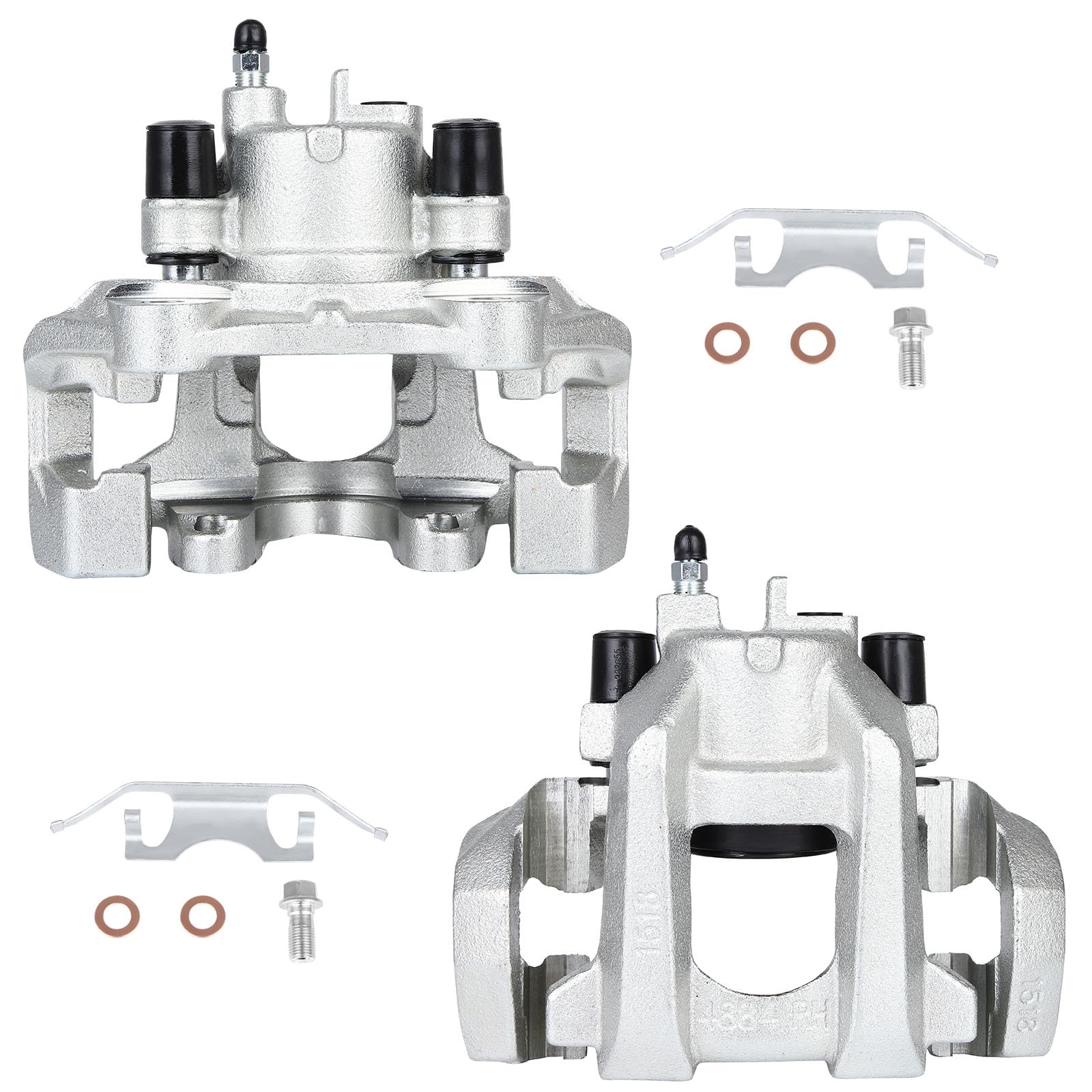 SCITOO 18B5300 18B5301 Rear Left &amp; Right Disc Brake Calipers Assembly w/Bracket For Dodge For Durango 2011-2018,For Jeep For Grand Cherokee 2011-2018