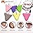 Sensory Chew Necklace for Autistic Children Girls, 6 Pack Silicone Oral Motor Aids Chew Toys for Kids Sensory Need- Reduces Chewing Fidgeting for Children Adults Chewer