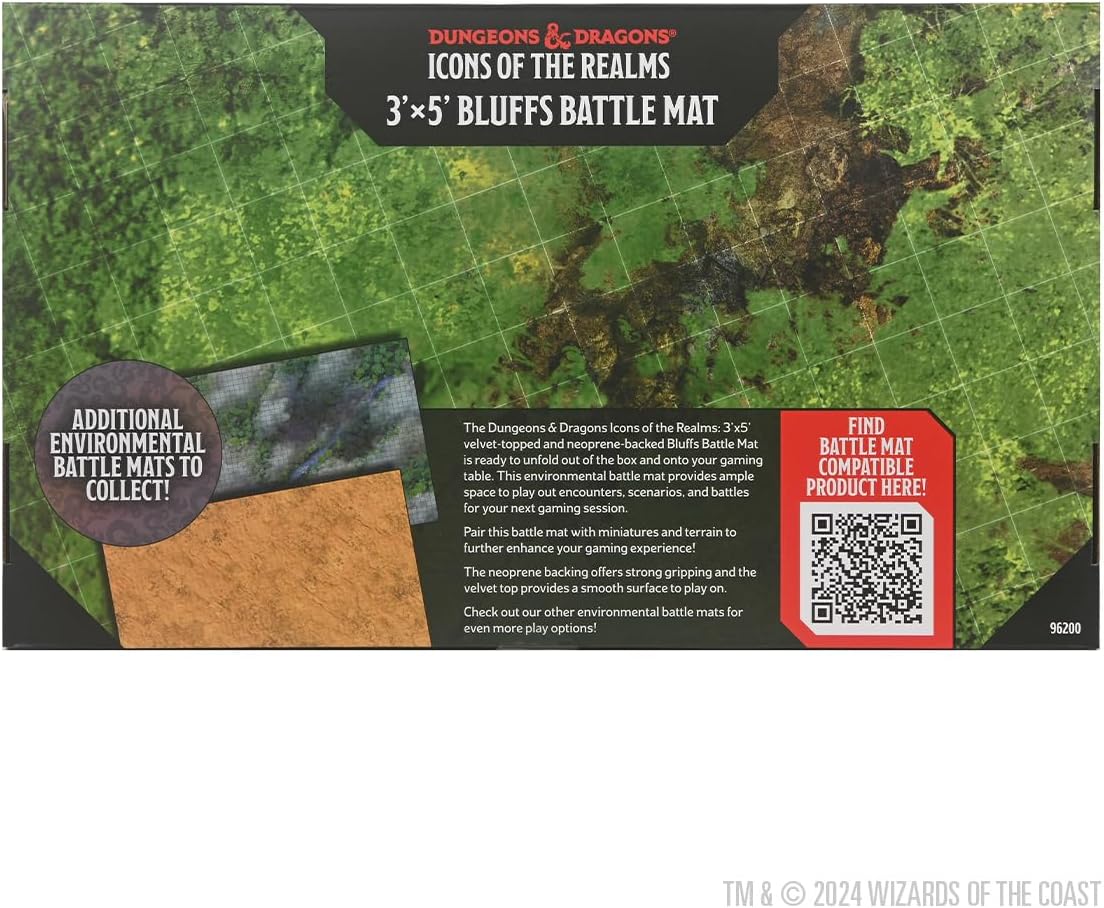 WizKids D&D Icons of The Realms: Battle Mat (Plains Battle Mat)