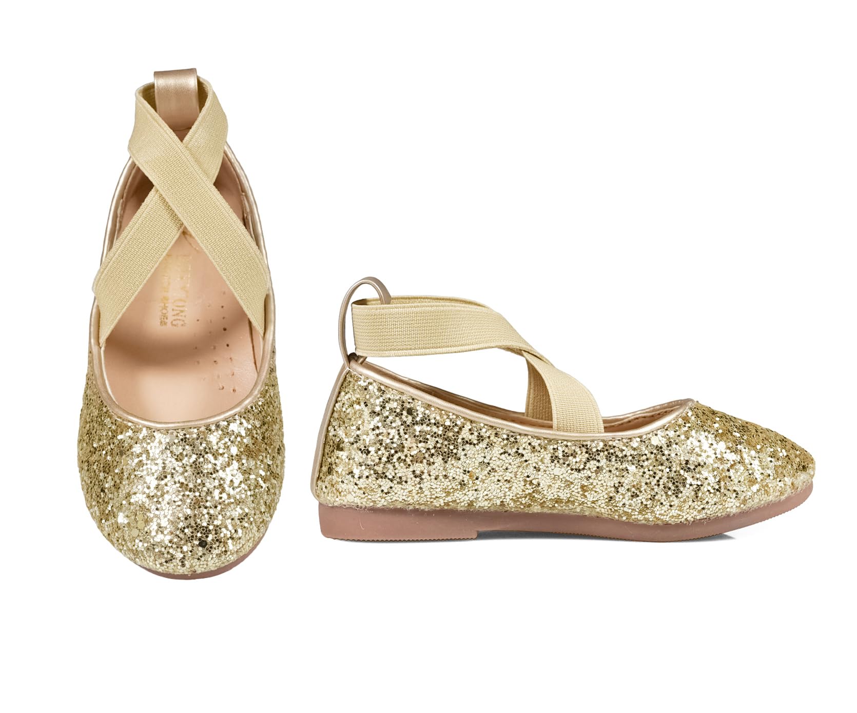 Zapatos de Princesa para Niñas con Lentejuelas Purpurinas para Disfraz, Fiestas, Bodas, Sandalias Elegantes