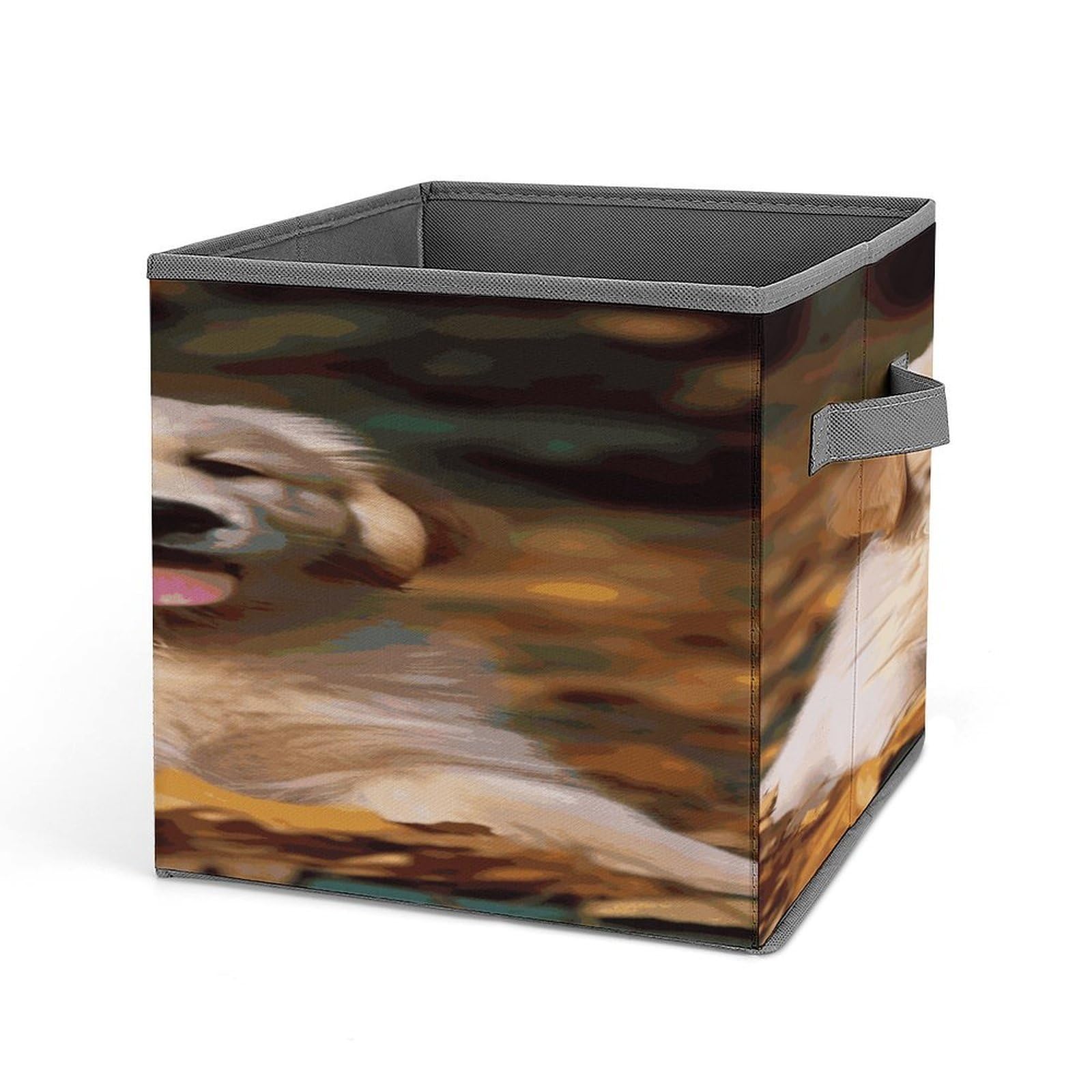 Fekiloot Style Golden Retriever Dogs Puppies Pets Storage Bins Storage Baskets