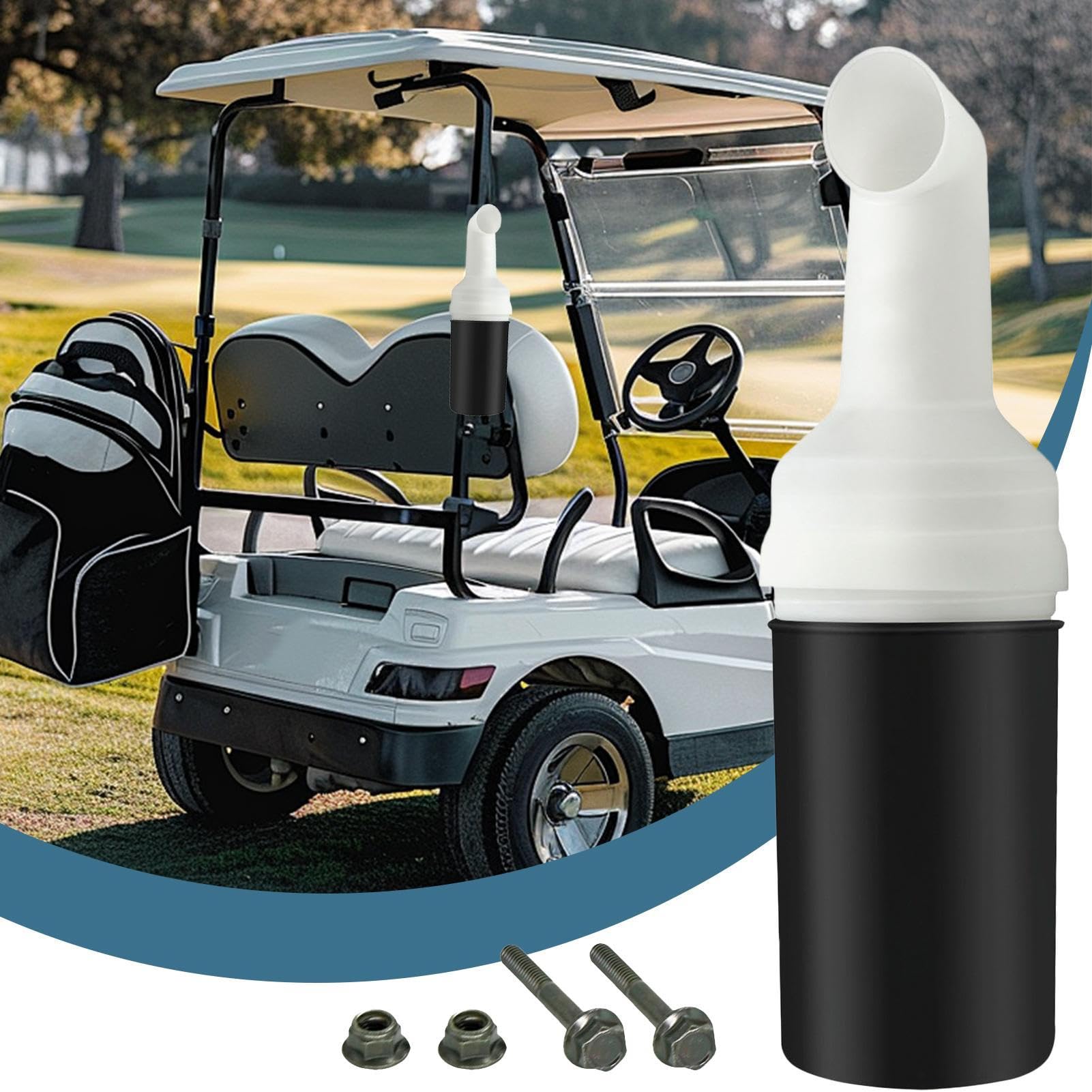 Golf Cart Sand Bottle – ABS 36 x 10 cm | Große Kapazität Universal Club Zubehör Dirt Repair Container | für Laufen, Driving Practice Grass Training Outdoor Backyard Sports Recreation Wettbewerb