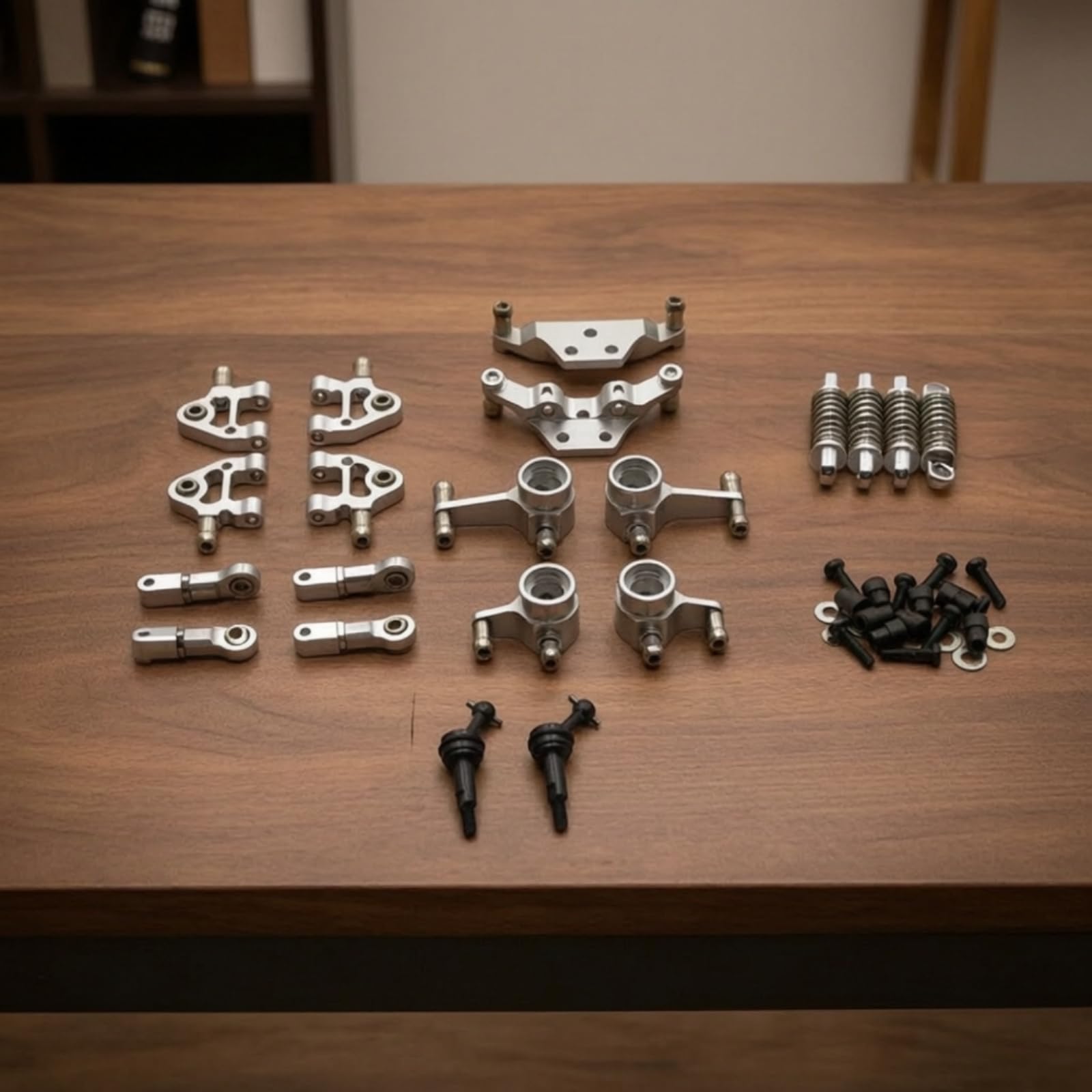 Kit Actualización Resistente Repuestos Amortiguadores RC para Aficionados Al Control Remoto, Titanio
