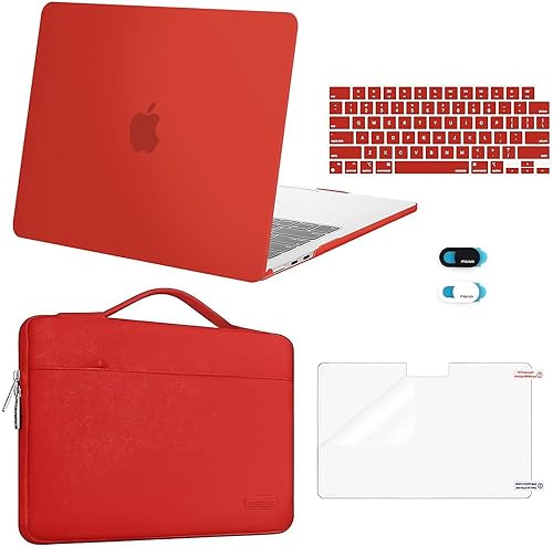 Miniatura 13 de MOSISO Funda compatible con MacBook Air de 13 pulgadas 2025 2024 2023 2022 M4 A3240 M3 A3113 M2 A2681, Carcasa Rígida y Funda de Manga y Protector