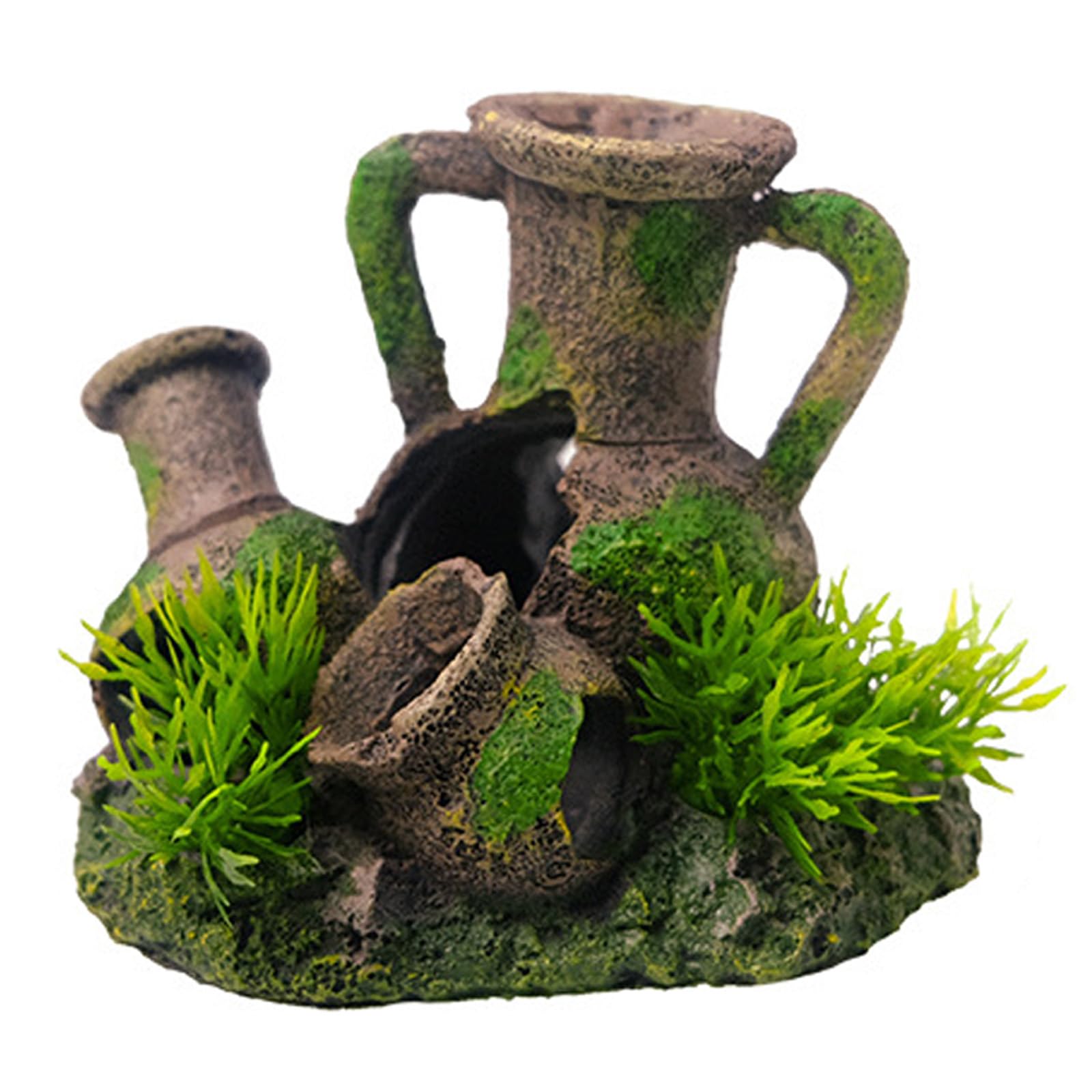 NEWFT Aquariums Landscape Artificial Old Crock Fish Tanks Landscaping for Shrimp Breeding Landscape Ornaments Craft