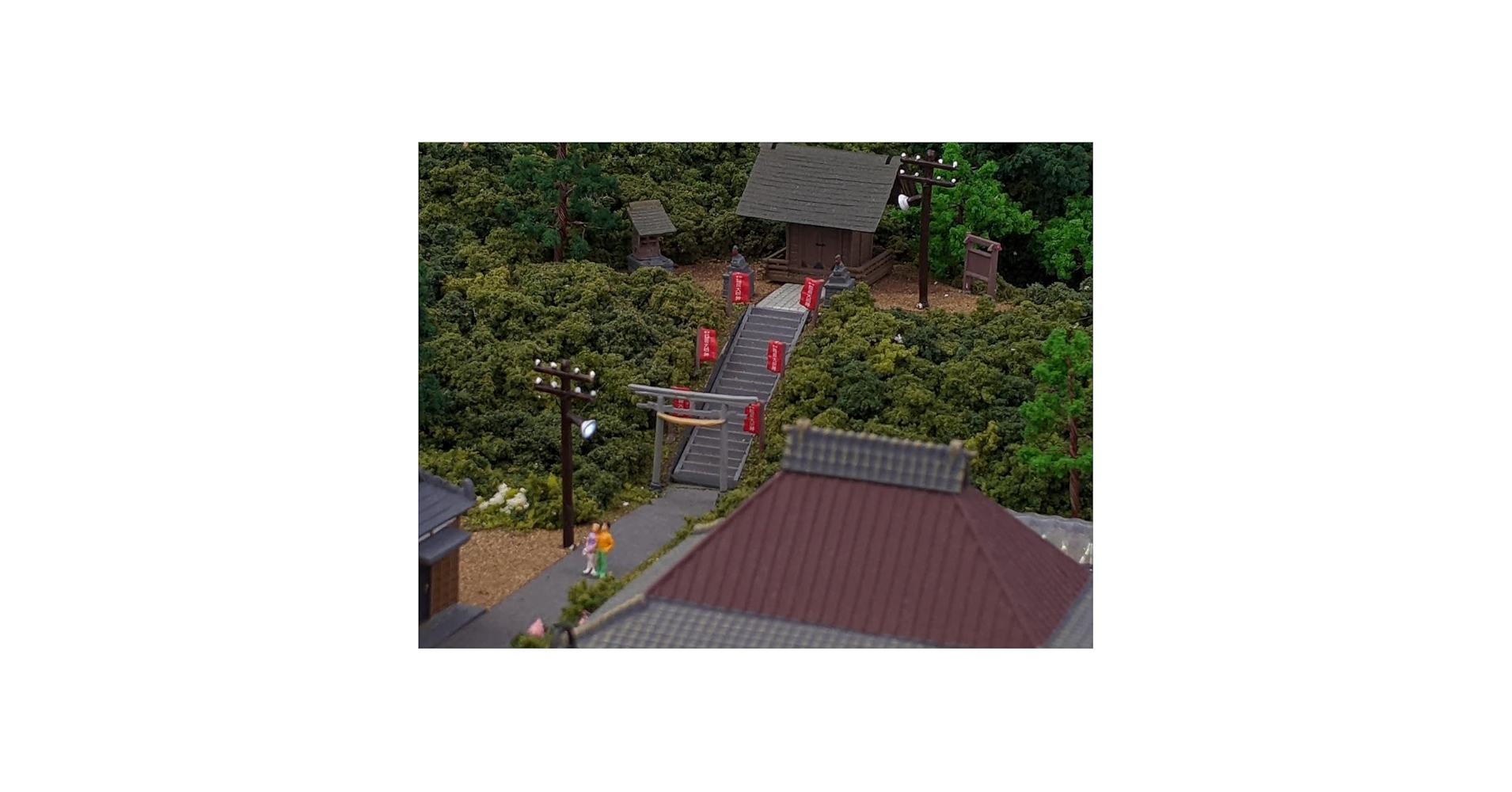 昭和レトロ調電柱街灯10本+基板セット／W0088SE(在6) 昭和レトロ調電柱街灯10本+基板セット／W0088SE(在6)