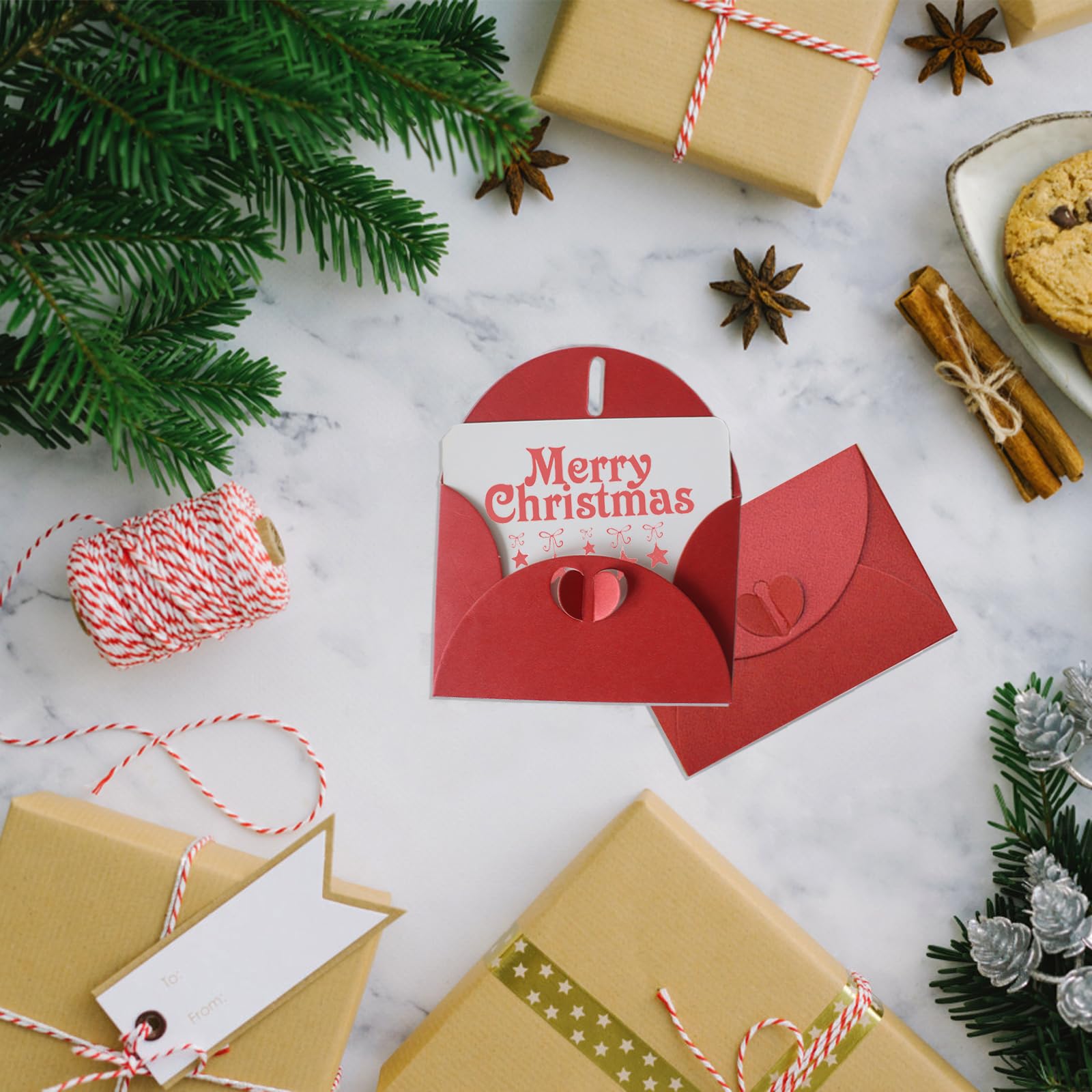 48 Mini Enveloppes Colorées Avec 48 Cartes Vierges – Fermoir Cœur, Pour Cartes Cadeaux, Invitations DIY