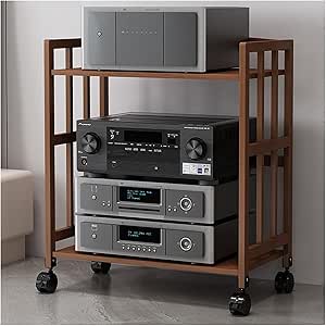 Amazon.com: POLGDW Home Stereo Racks and Stands on Wheels, Mobile ...