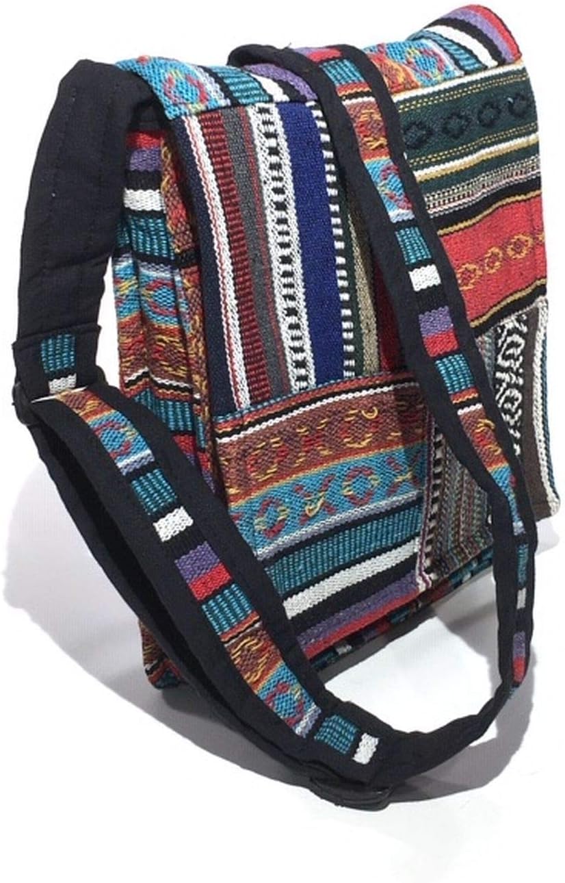 Small Adjustable Tribal Bohemian Crossbody Shoulder Bag Sling Purse or Tablet Case