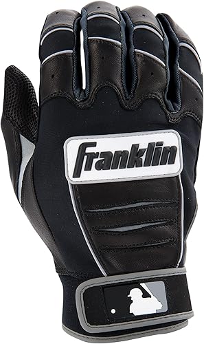 Miniatura 30 de Franklin Sports MLB - Guantes de bateo de béisbol CFX Pro para adultos y jóvenes, béisbol + sóftbol, varios tamaños + colores cerceta
