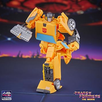 Transformers Studio Series The The Movie Sunstreaker Deluxe Class 11-cm Converting Action Figure, Robot Toys for Ages 8+