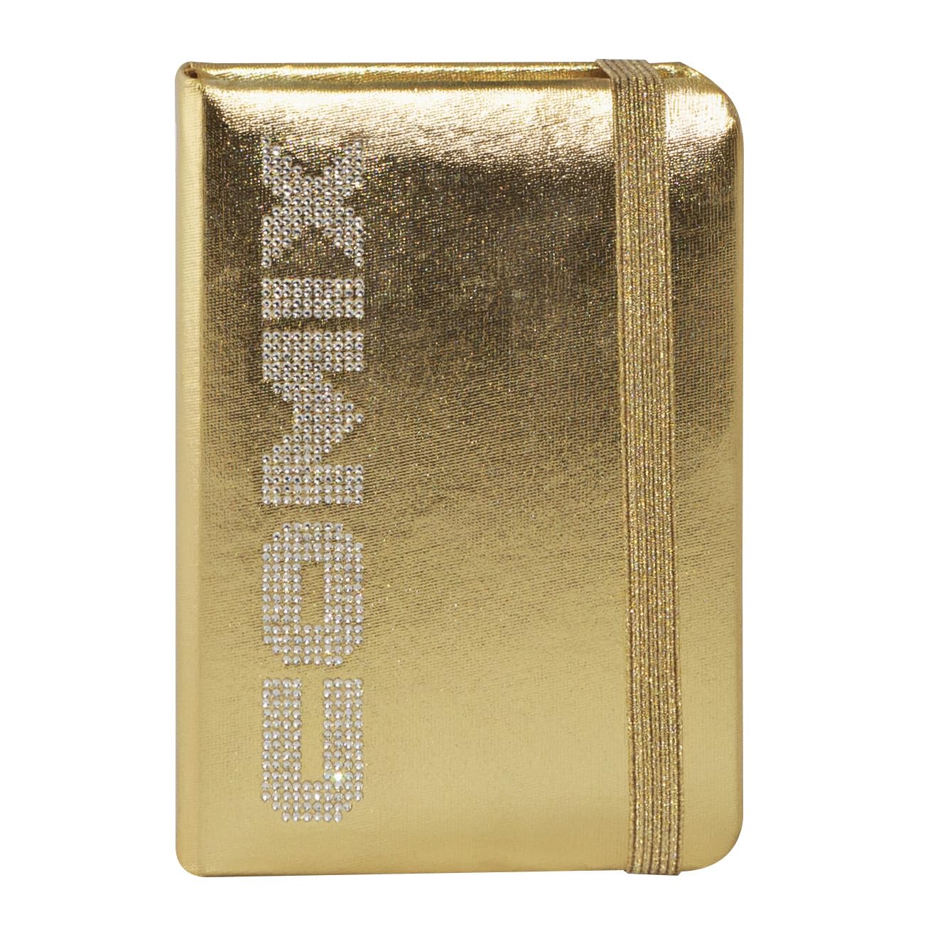 COMIX Luxury, Medium - Weekly Planner 2026 12 Months, with Inner Pocket, Elastic Closure, Double Bookmark, 192 Pages, Format 10.7 x 15.9h cm - Gold