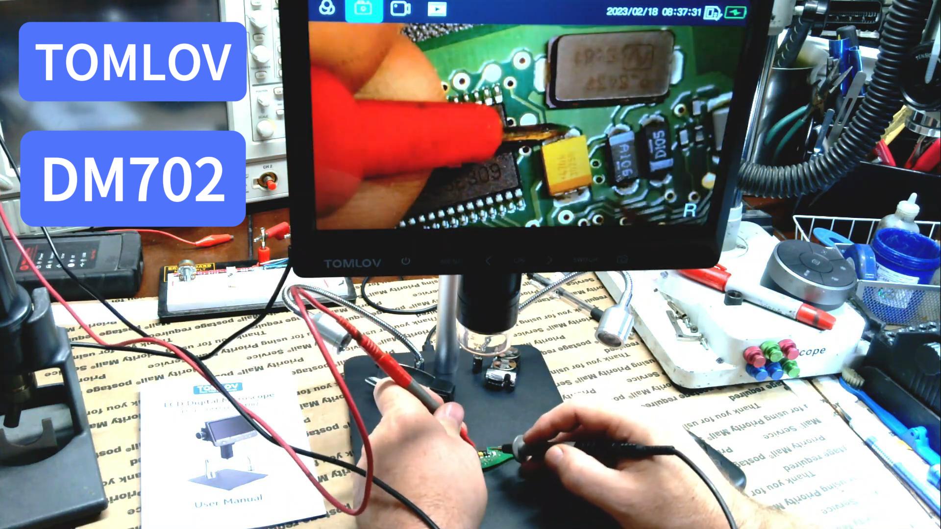 Amazon.com: TOMLOV DM702 Digital Microscope, Full View Coin