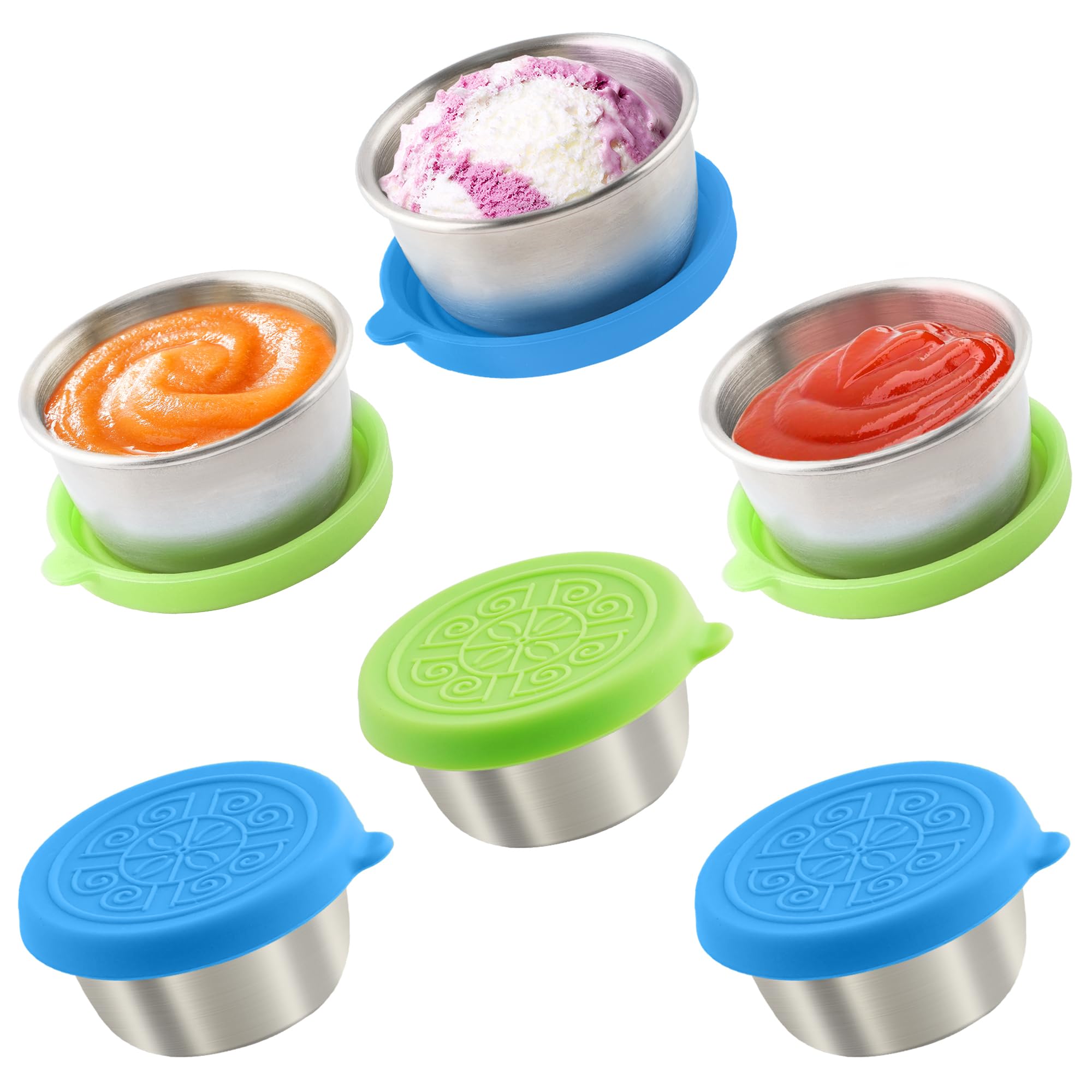 Qukaka Salad Dressing Containers - 6 Pack -18 Qukaka Salad Dressing Containers - 6 Pack -18