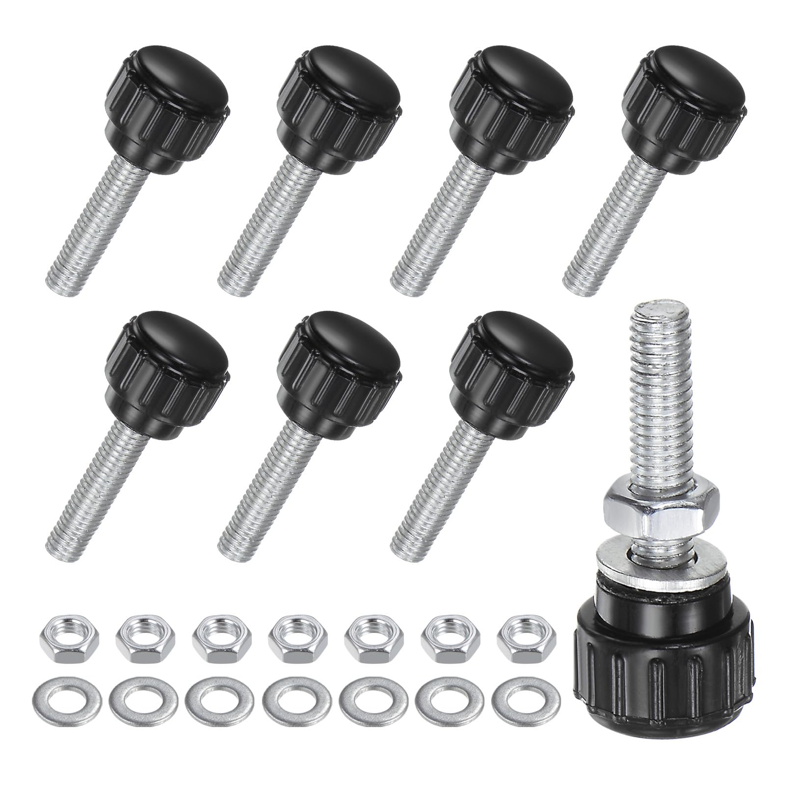 M METERXITY 8-Set Knurled Clamping Knobs