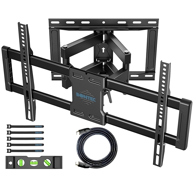 BONTEC 多功能通用液晶电视墙壁支架适用于37-70英寸平面和曲面电视