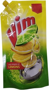Vim Dishwash Gel - 155ml Lemon