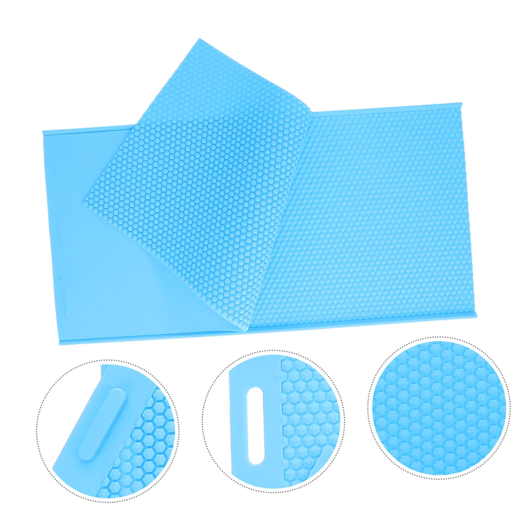 INOOMP Stampo in Silicone per Cera d Api Tecnologia di Precisione per Apicoltura Professionale e Fai-da-te, Accessorio Creativo la Lavorazione della Cera e Fogli Nido d Ape