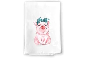 Premium Decorative Pig Kitchen Towels for Rustic Farm Decor