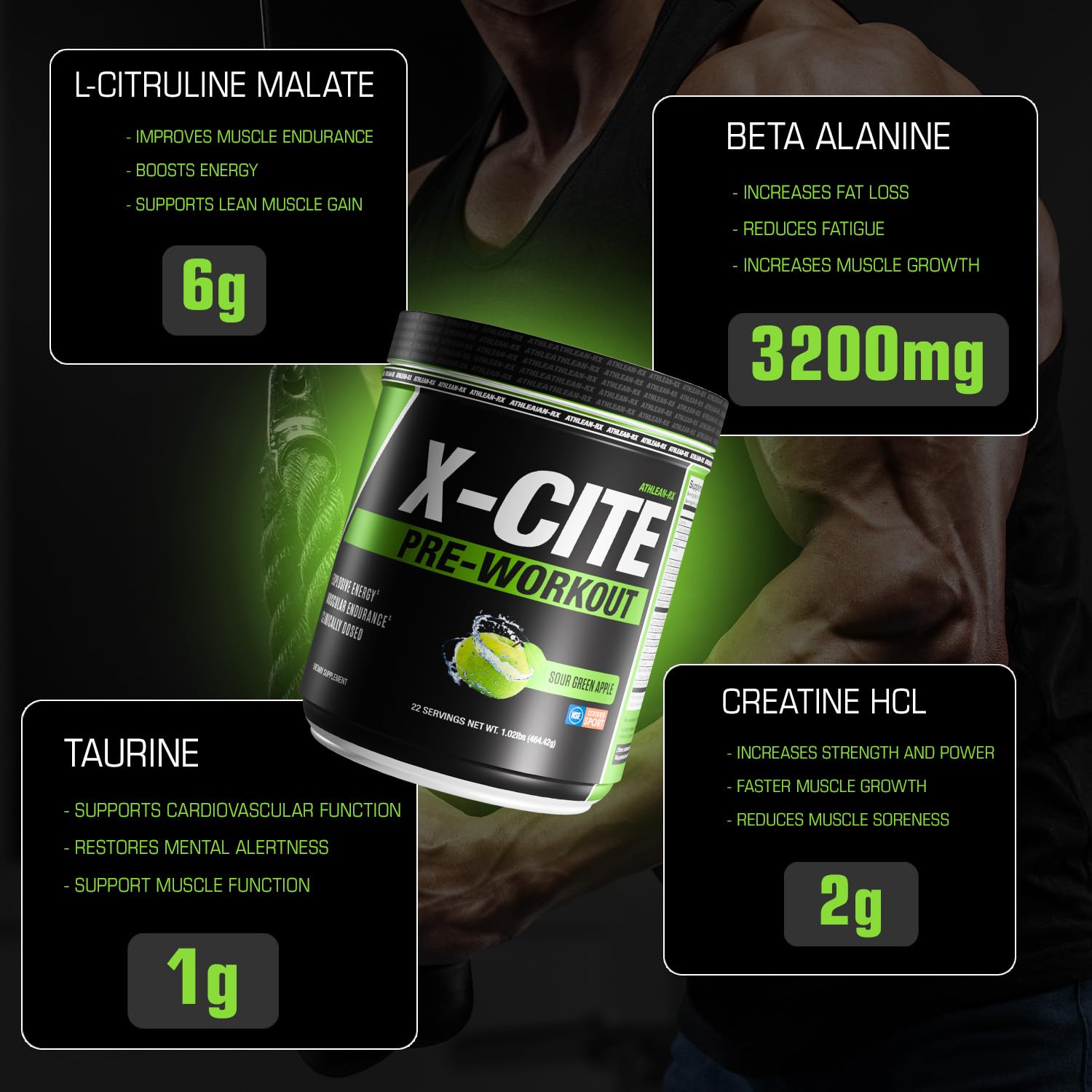 X-CITE Pre-Workout by ATHLEAN-X