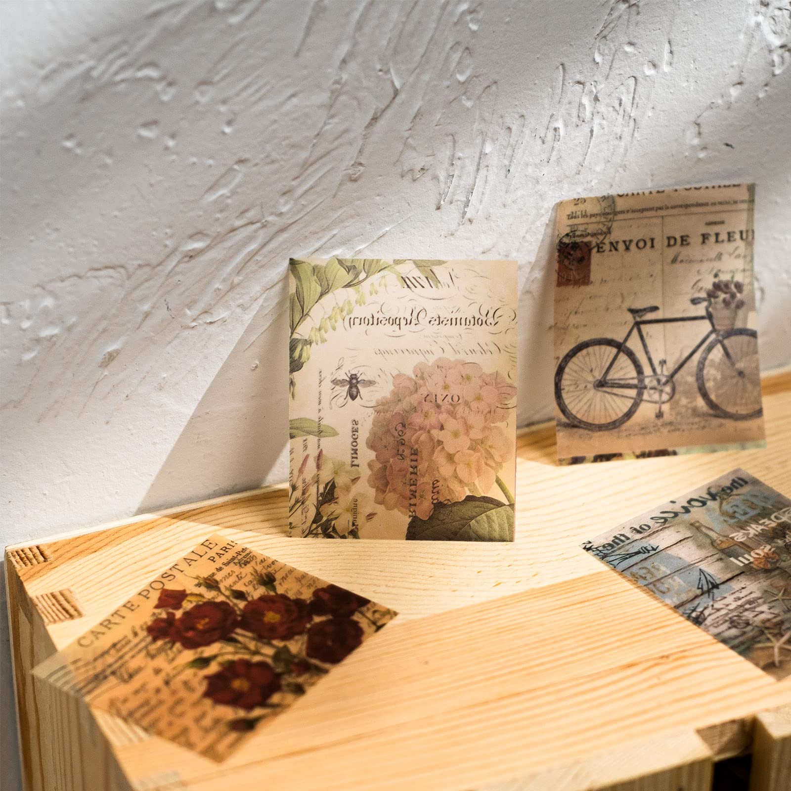 vintage paperさま　ご確認用 Amazon.com: Whaline 366pcs Vintage Scrapbook Paper Mini