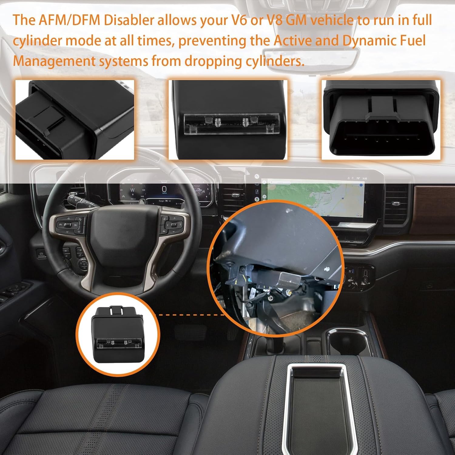 AFM/DFM Disabler RA003 For Chevy 5.3 Silverado 5.3 GMC Sierra Active Fuel Management Delete Keep Engine V8 V6 Trucks Suvs Gm Yukon Tahoe 4 3l 5 3l 6 0l 6