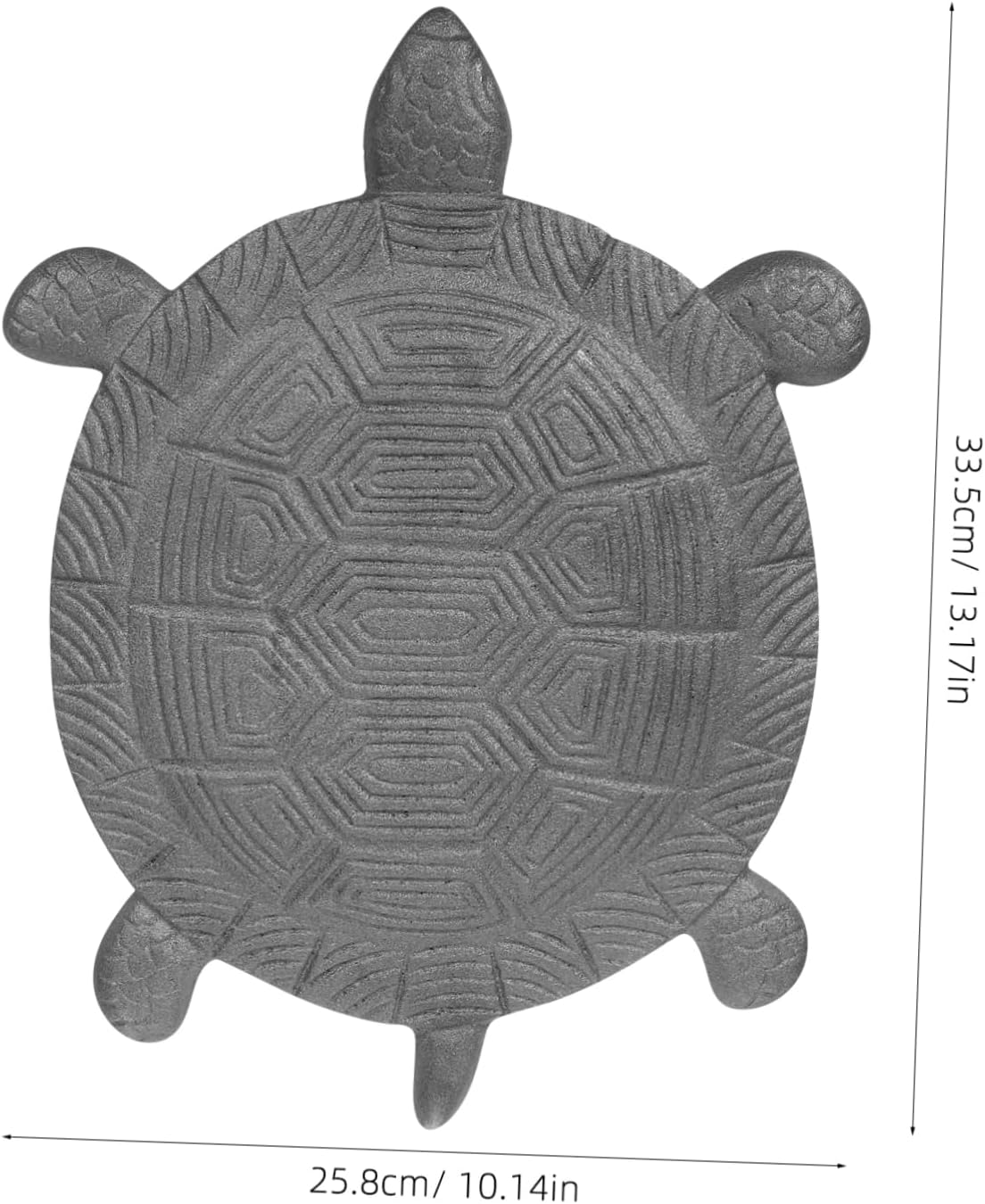 GALPADA Garden Turtle Stepping Stones Cast Iron Non Slip Decorative Mat for Patios Walkways and Outdoor Spaces Easy Installation Textured Turtle Ornament