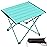 Grope Camping Table with Aluminum Table Top, Folding Beach Table Easy to Carry, Prefect for Outdoor, Picnic, BBQ, Cooking, Festival, Beach, Home (Sky Blue-S)