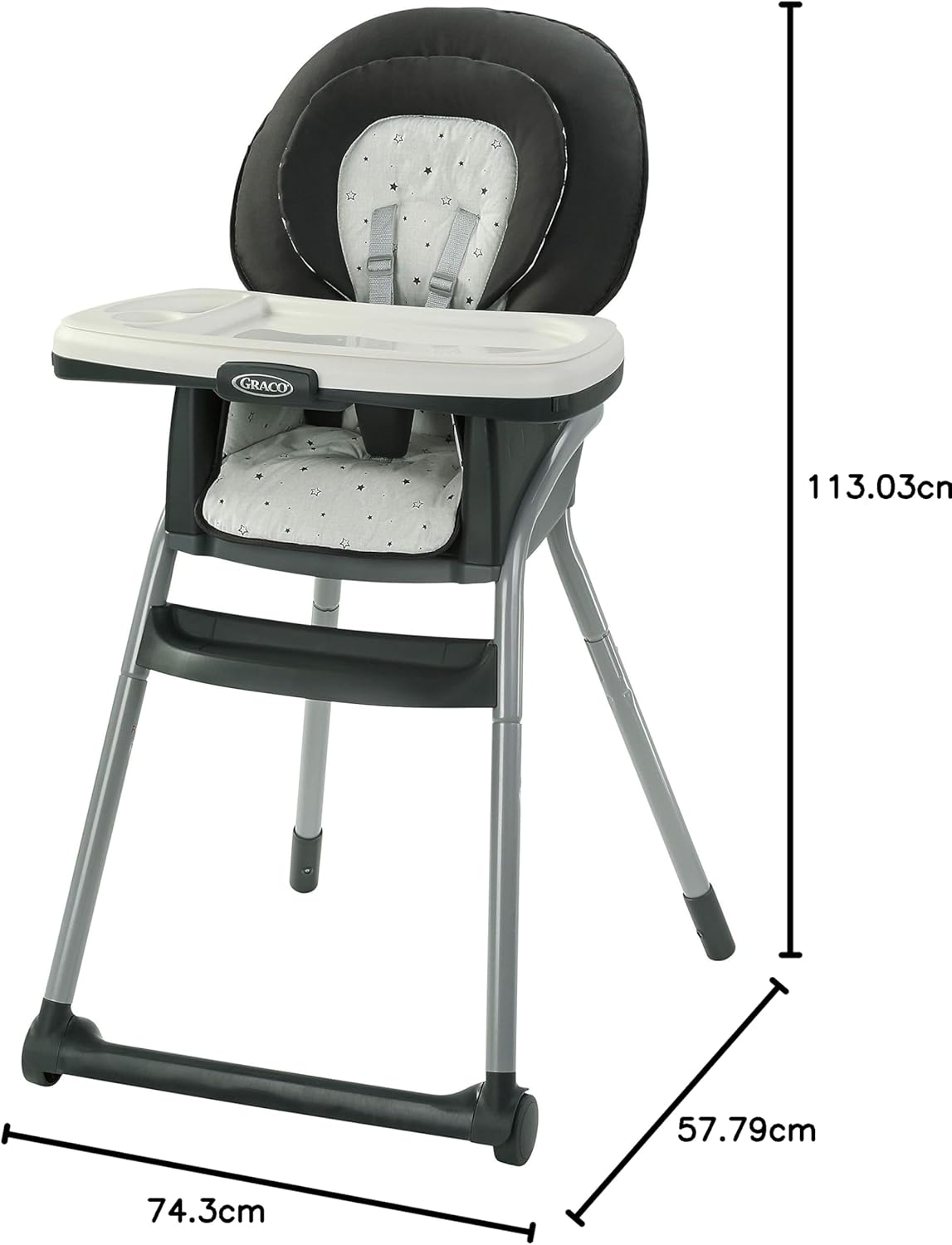 Dimensions of Graco Table2Table LX Highchair