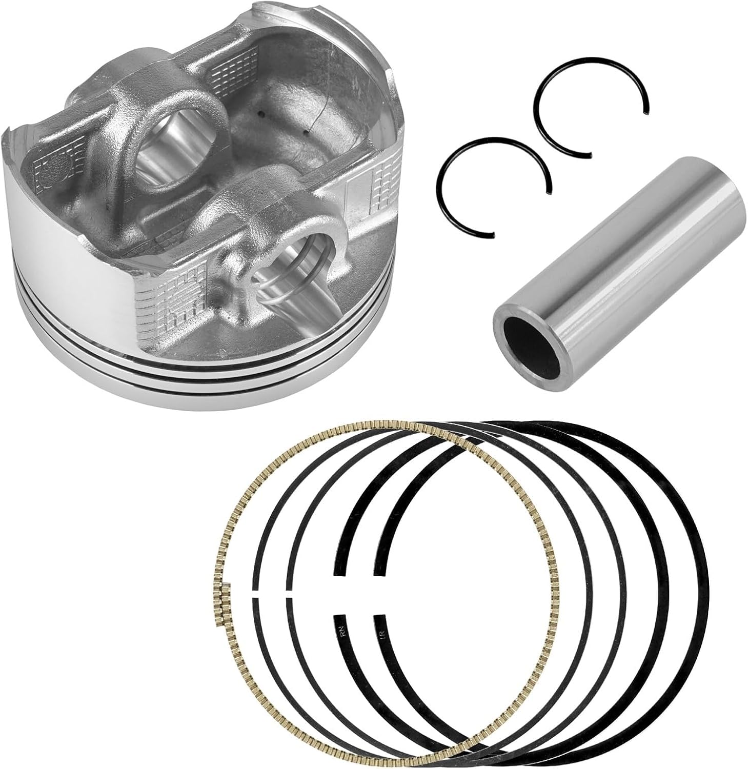 Powersports Replacement Parts for Front Rear Cylinder Piston Ring For Kawasaki 13001-0741 13001-0718 13001-0722 Mod-C33C-66888