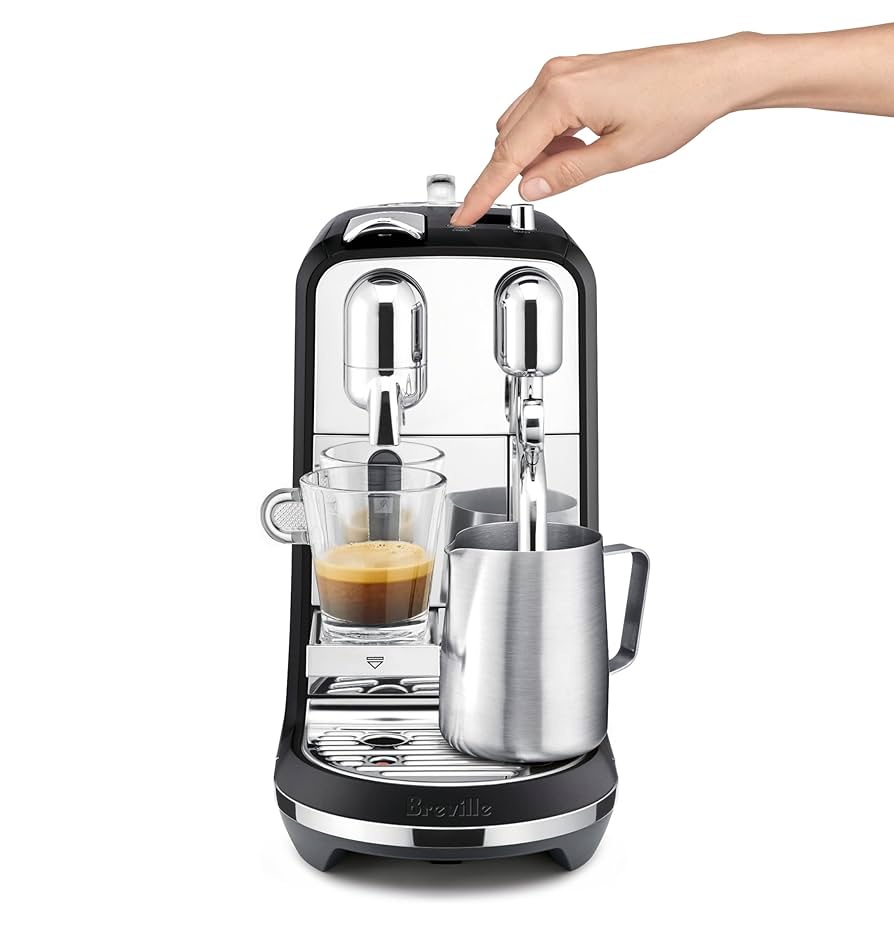 コーヒーメーカー・エスプレッソマシン Breville Creatista Plus Black Truffle Amazon.com: Nespresso Creatista Plus Espresso Machine by