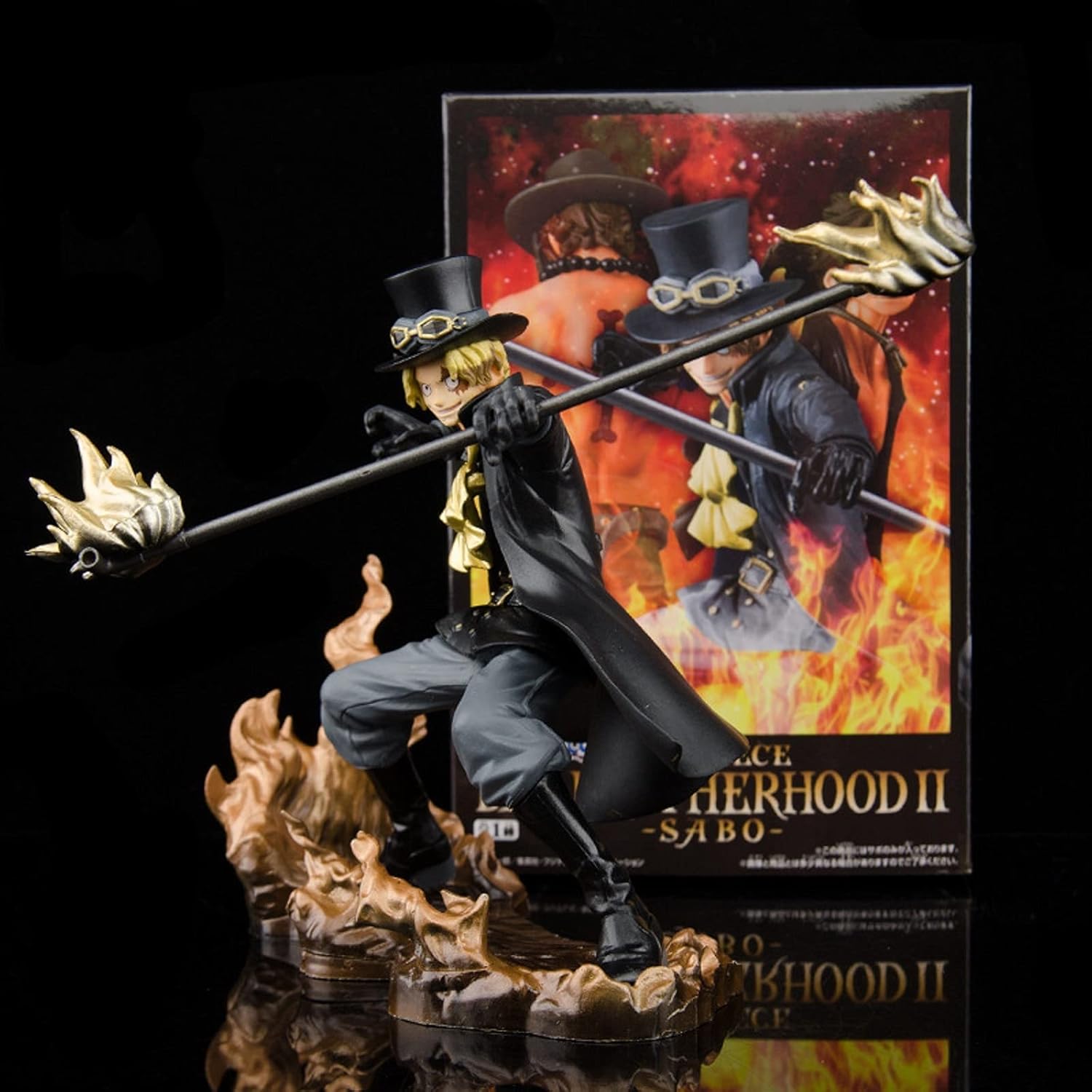 Buy One Piece Anime Figure Dxf Group Three Brothers Monkey D Luffy Sabo Portgas D Ace Limited Edition Black And Gold Scenery Figure Online In Vietnam B0928x19j3
