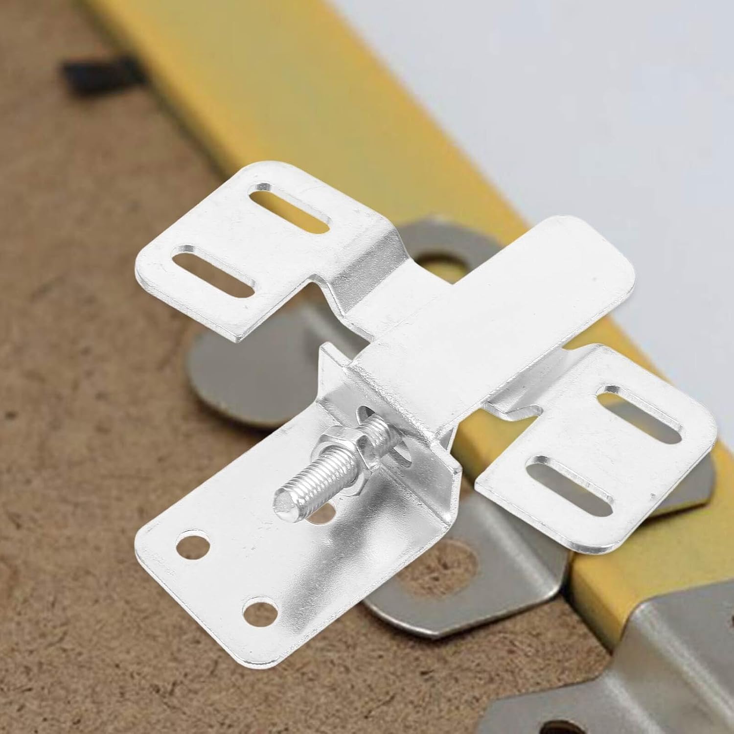 6pcs Adjustable Picture Frame Hangers Silver Wall Hanging Hardware Heavy-Duty Frame Hooks for Art, Photos, and Large Picture Mounting in Home and Office