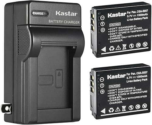 Miniatura 5 de Kastar Cargador de batería de pared AC para cámaras Panasonic Lumix DMC-TZ3S, Lumix DMC-TZ4, Lumix DMC-TZ4K, Lumix DMC-TZ4S, Lumix DMC-TZ5, Lumix