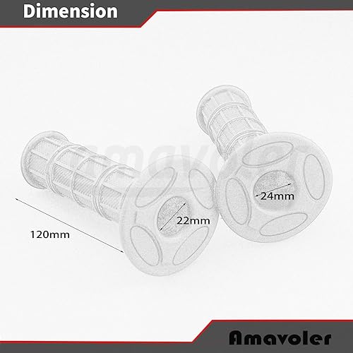 Miniatura 3 de Empuñaduras de manillar de 78 pulgadas, 0.866 in, 0.945 in, piezas de repuesto para la mayoría de motocicletas todoterreno como Yamaha Kawasaki