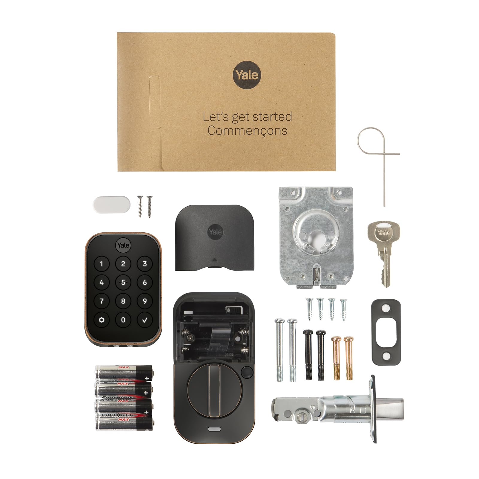 Yale Security Assure Lock 2, Key-Free Keypad Lock with Bluetooth, Oil Rubbed Bronze