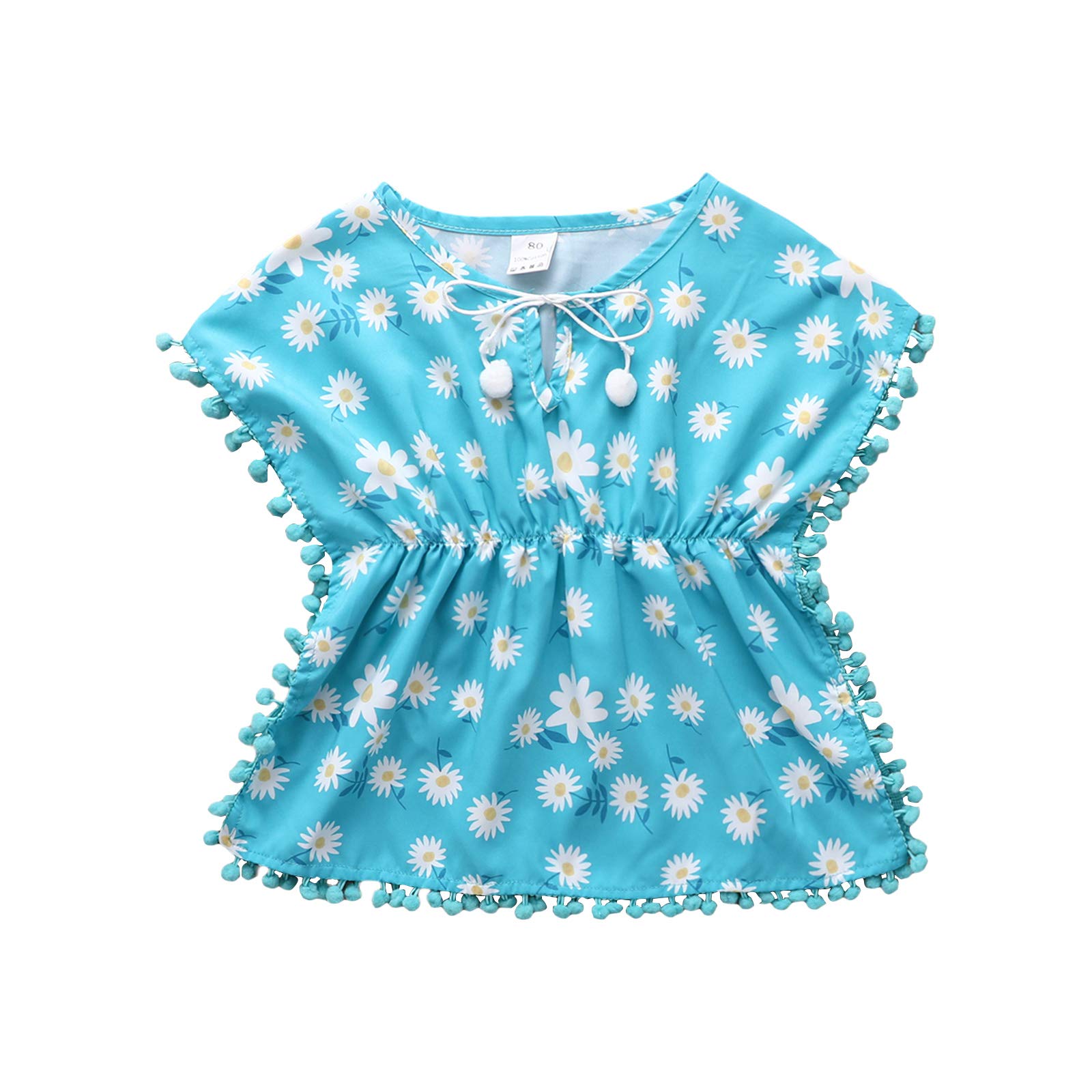 Toddler Baby Girl Swim Cover Up Leopard White Tassel Sundress | Desertcart  Fiji