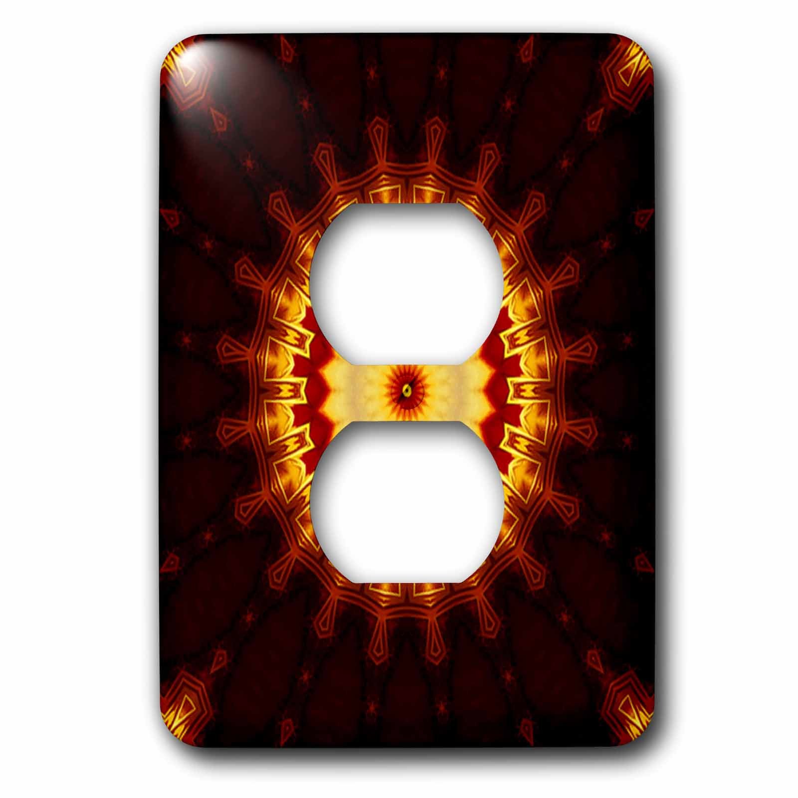 Cubierta de salida solar para tapar imperfecciones placa de pared 3dRose